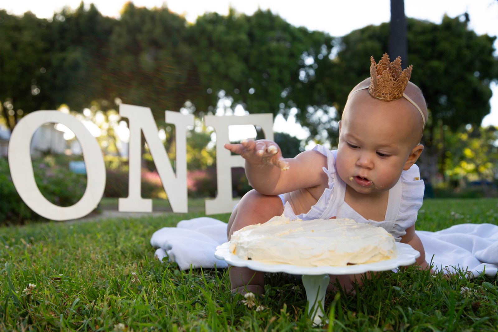 First birthday — cake smash